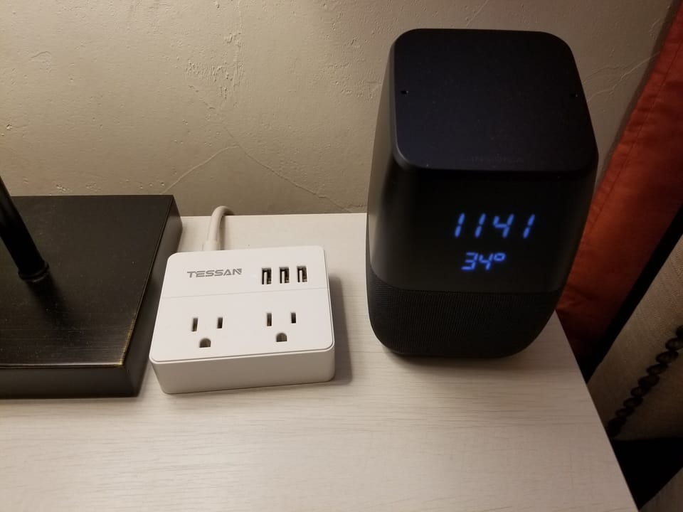 Charging stations and smart speakers throughout the home