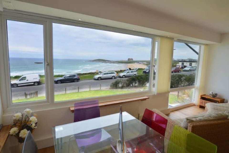 Foreshore At Fistral, Newquay. First Floor: Dining/seating area with beach views