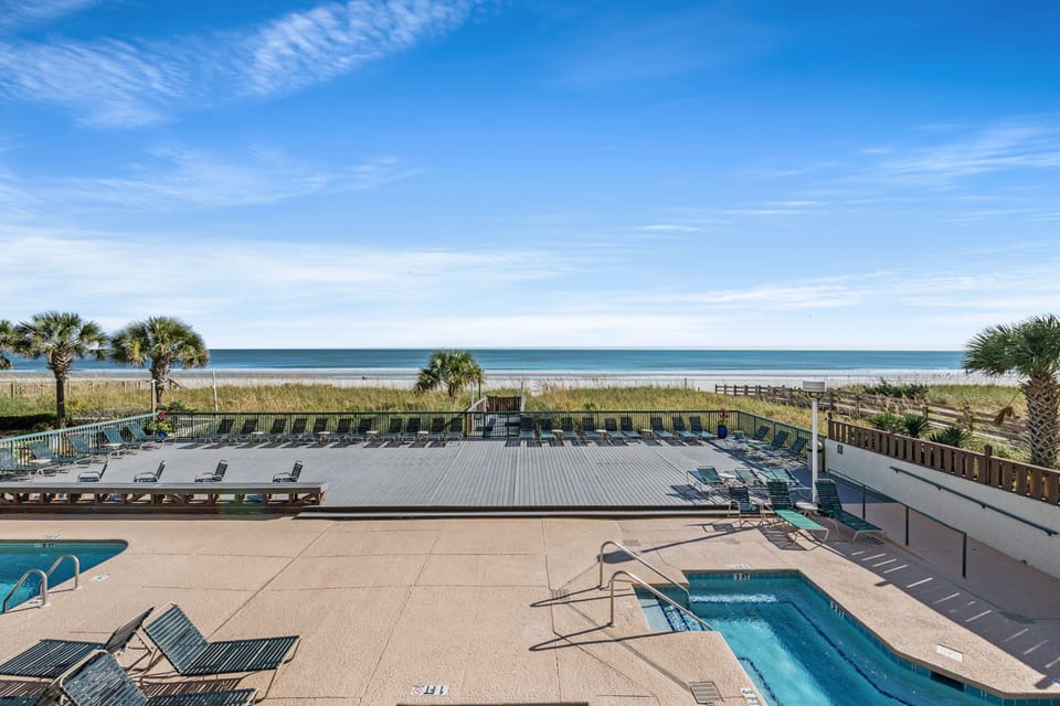 Enjoy a great sunrise while having morning coffee on the private balcony
