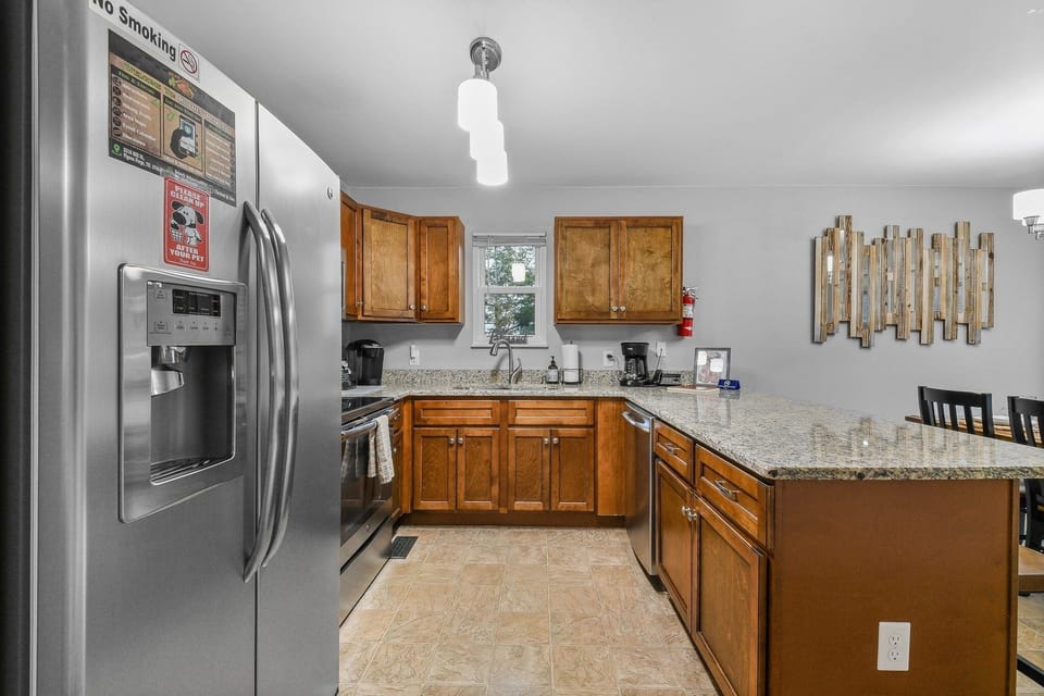 Indoors, Floor, Flooring, Kitchen, Appliance