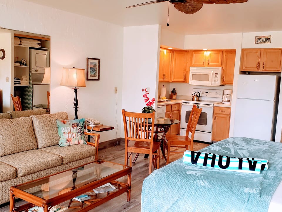 Everything you need is in this upgraded and well-maintained studio type condo
