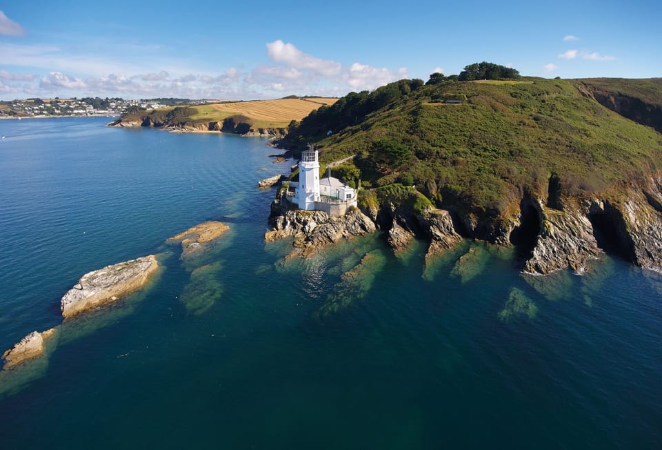 St Mawes (Sally Port Lighthouse) right on the coast