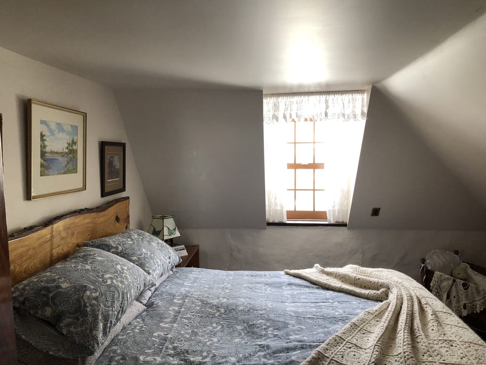 Master bedroom with Queen size bed 