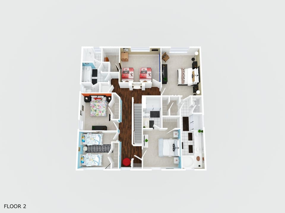 Upstairs Floorplan