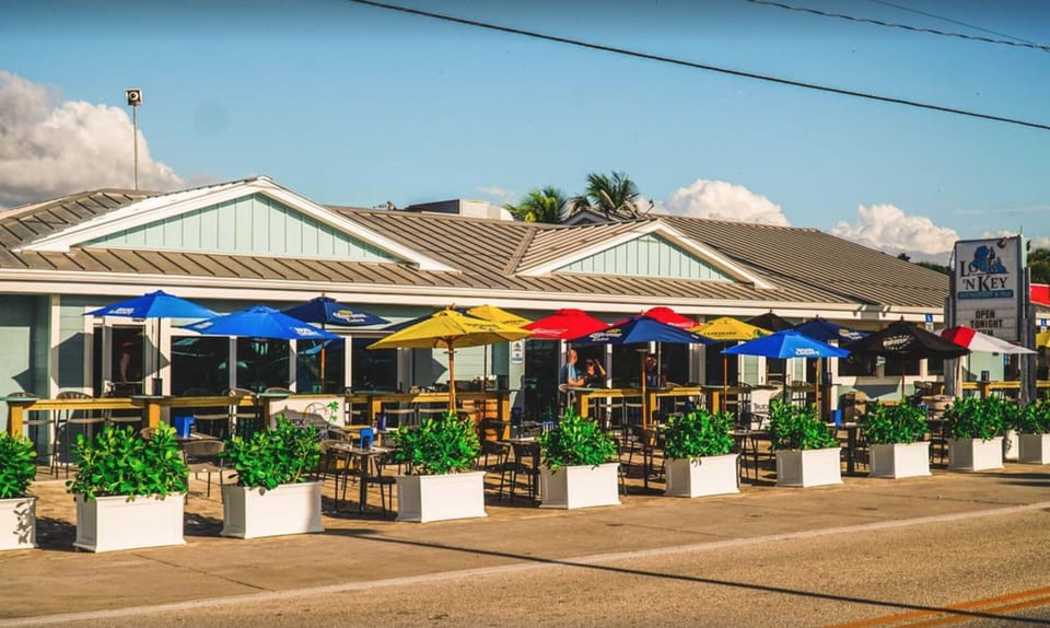 local favorite. great food/drinks.Great sunsets, fire pits, live entertainment!