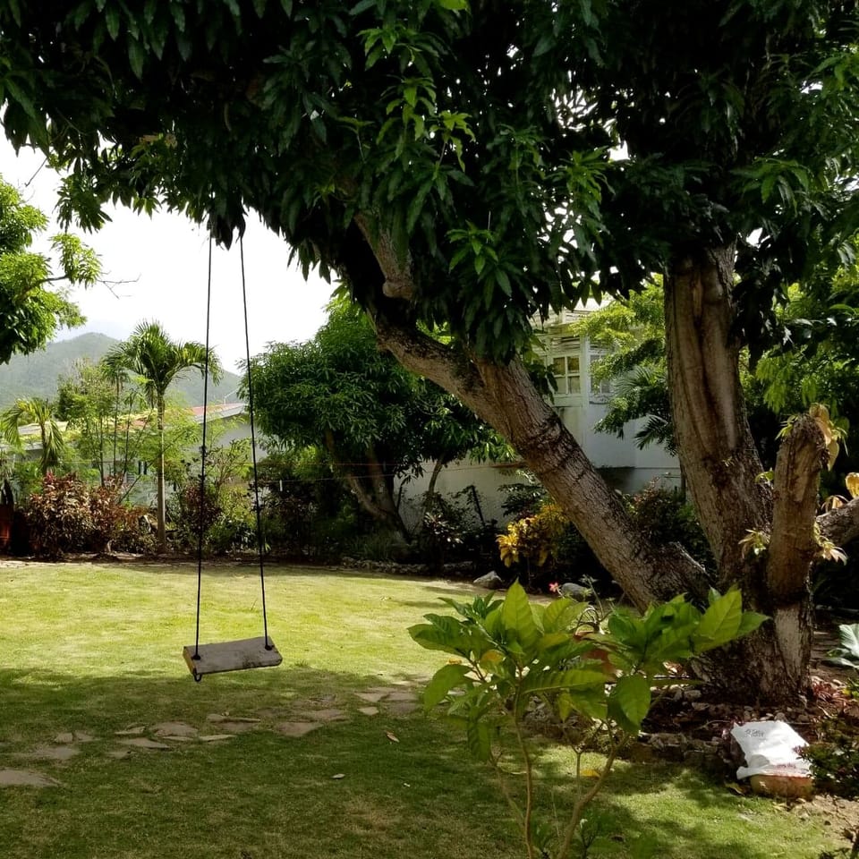 Enjoy the island breeze in the tranquil backyard