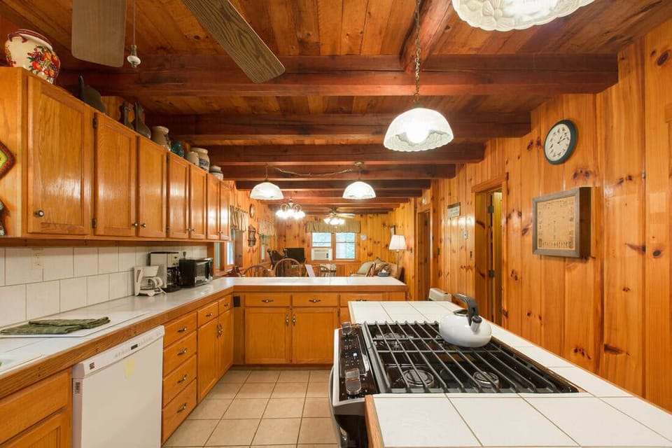 The main floor kitchen.