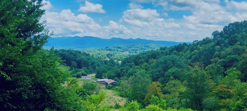 View from nearby trails. 1/2 mile from the house. A must-visit.