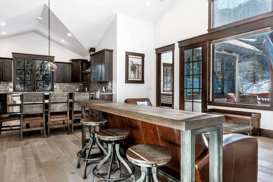 Seating for 3 is the perfect place to sip coffee and watch your favorite TV show!