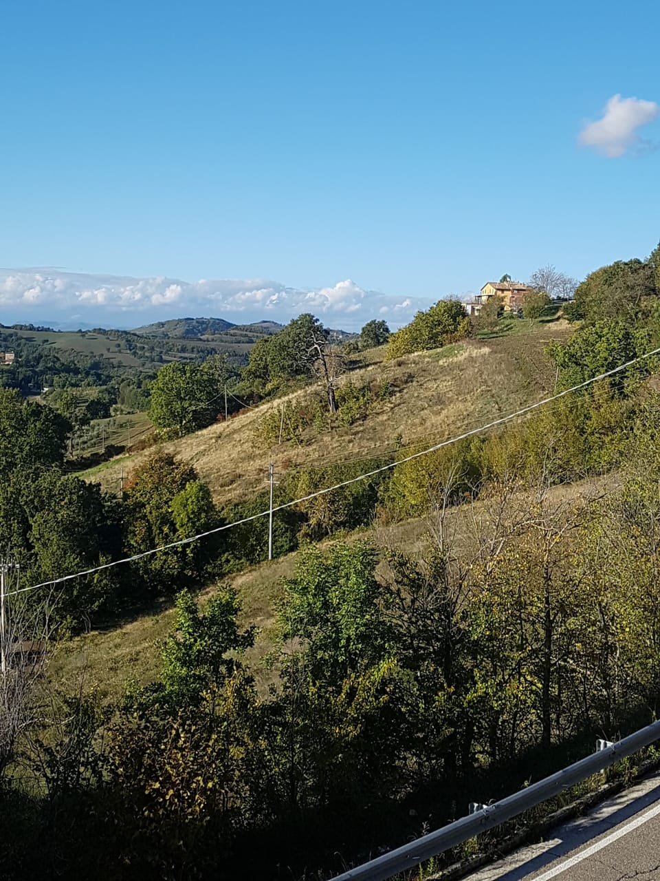 Residence Serena with a view of the Monte Subasio House in Umbria