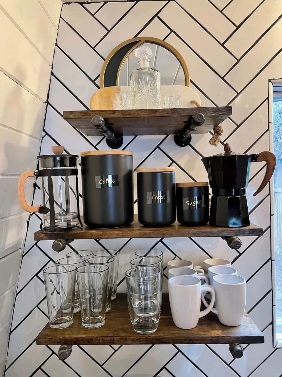 12 Drip coffee maker, Keurig, French press, stove top espresso maker. 