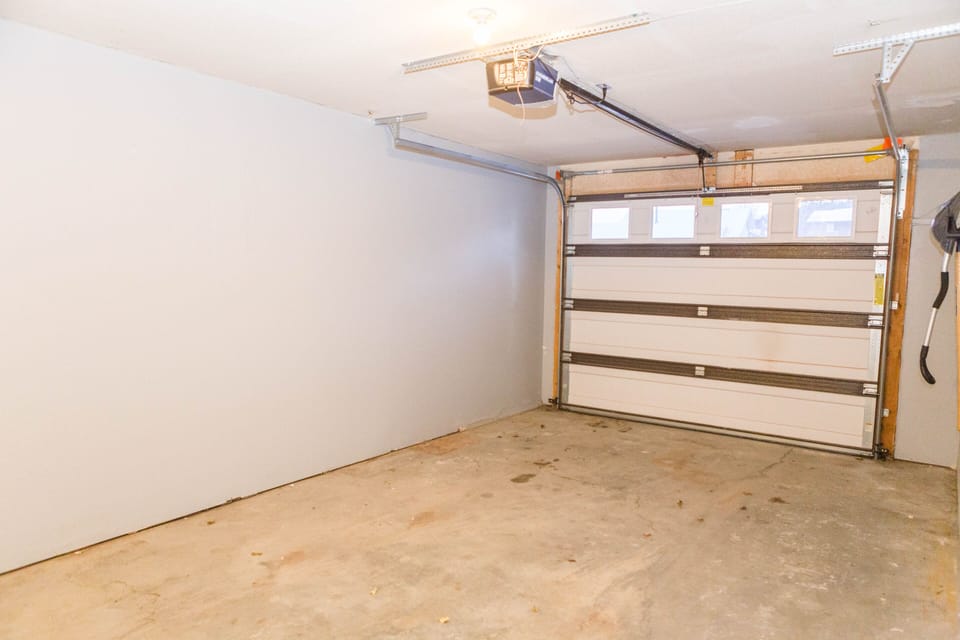 Single attached garage
