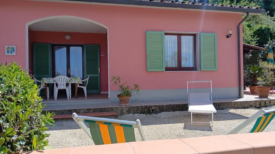 Villa Giuliana, garden and external square.