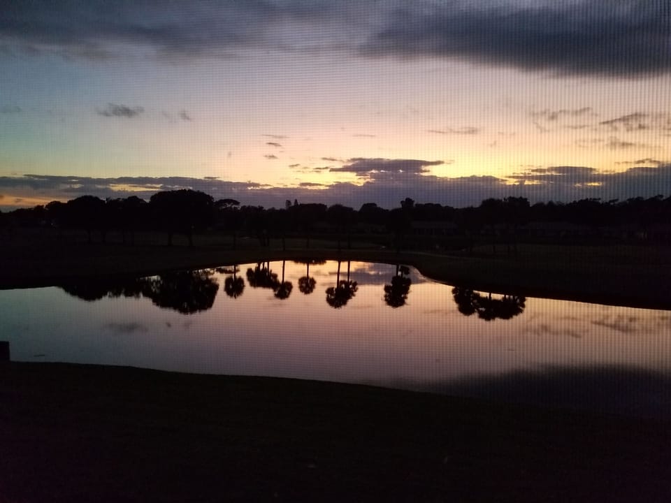 Your lanai view at sunset