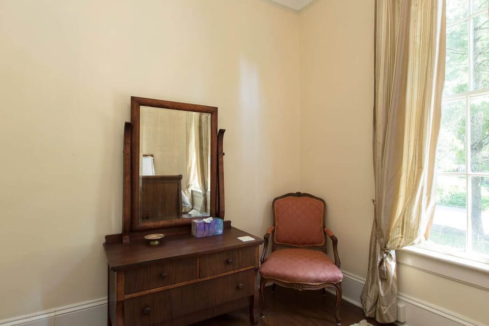 In the bedroom on left hallway
