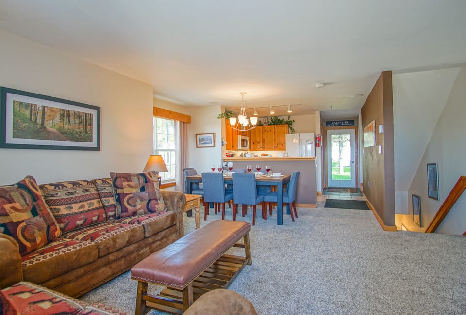 The living room is located on the 2nd floor.