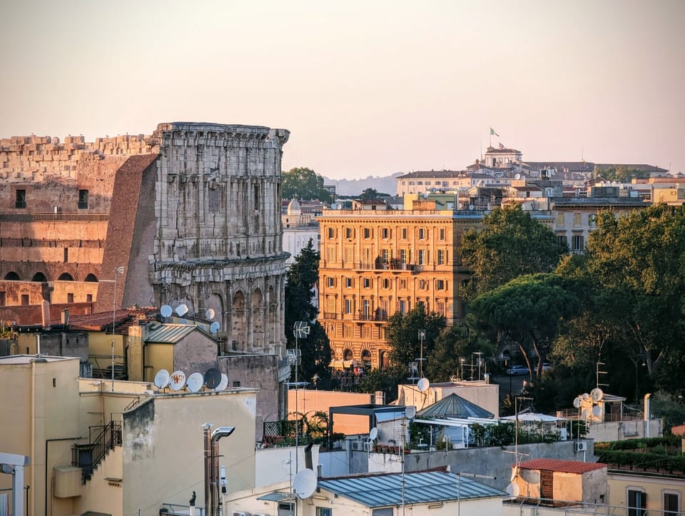 Colosseum View from the Private Terrace