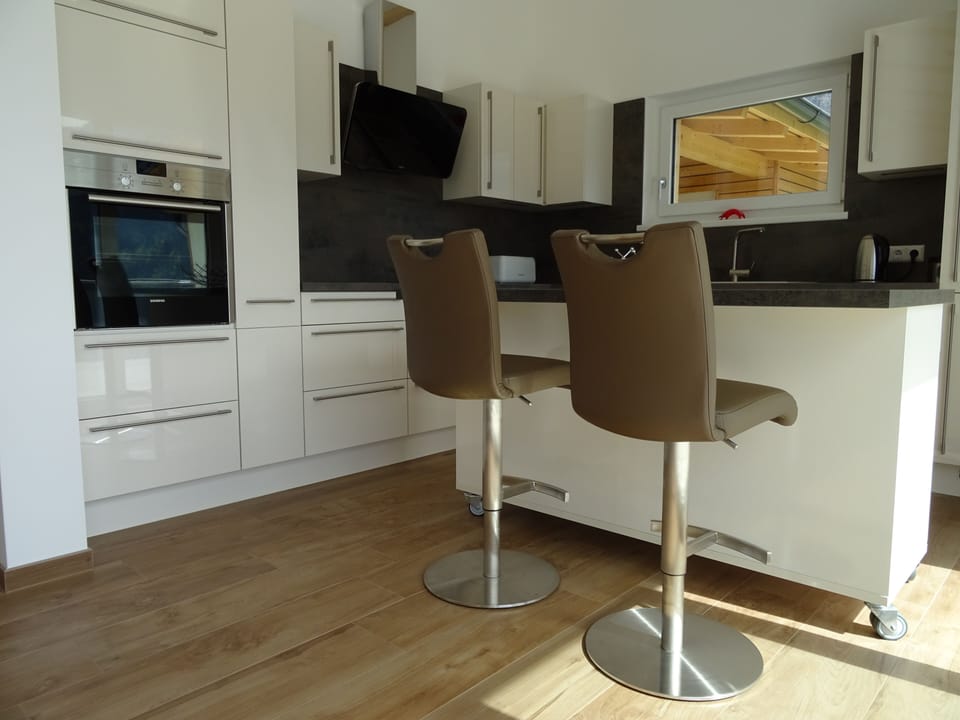 The well appointed luxury kitchen has lots of preparation & storage space