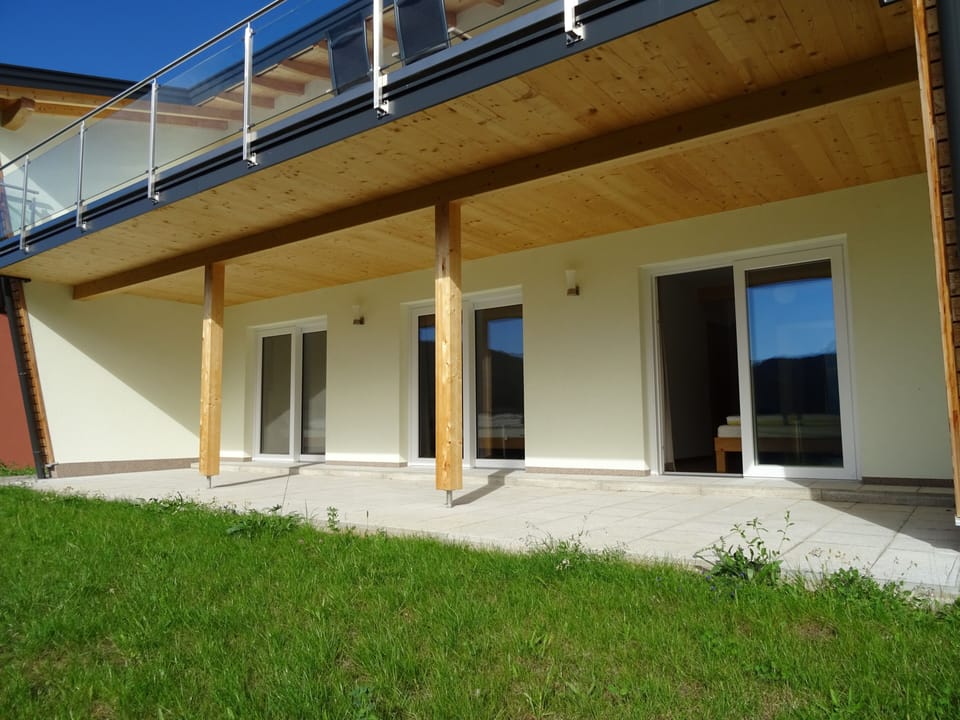 The three bedrooms on the ground floor have access to the lower patio & garden