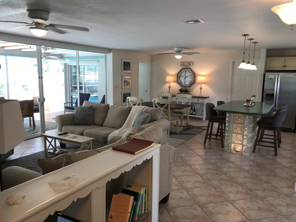 Open Concept living with plenty of natural and inside lighting