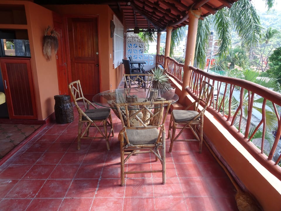 Dining area on Roof top Terrace