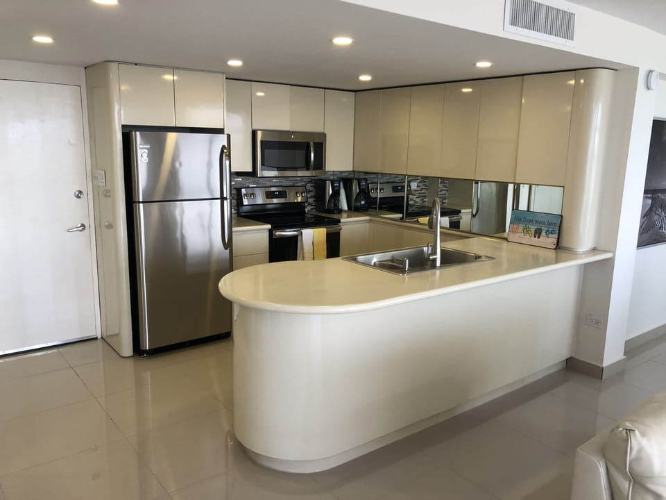 Fully stocked kitchen