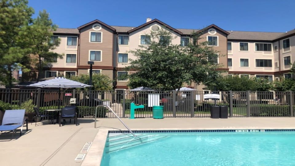 Take a dip in the outdoor pool.