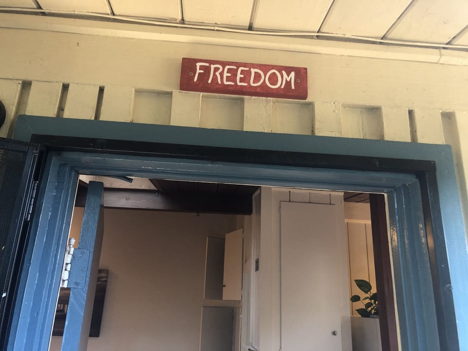 This room is call, “freedom,” my favorite word 
