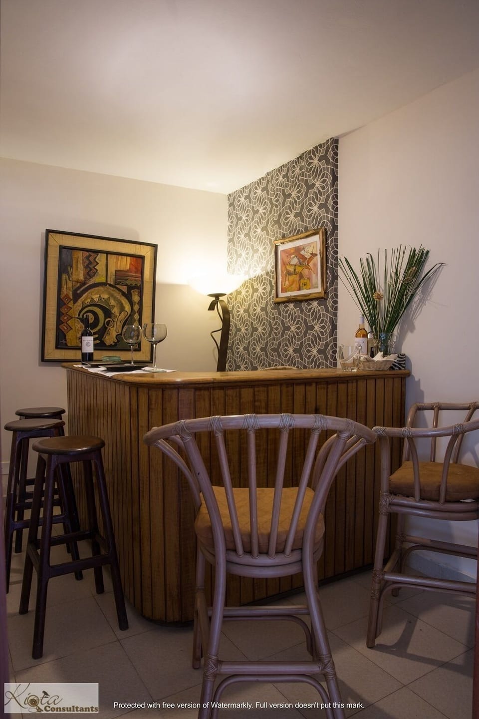 Our mini bar is space to entertain & relax.