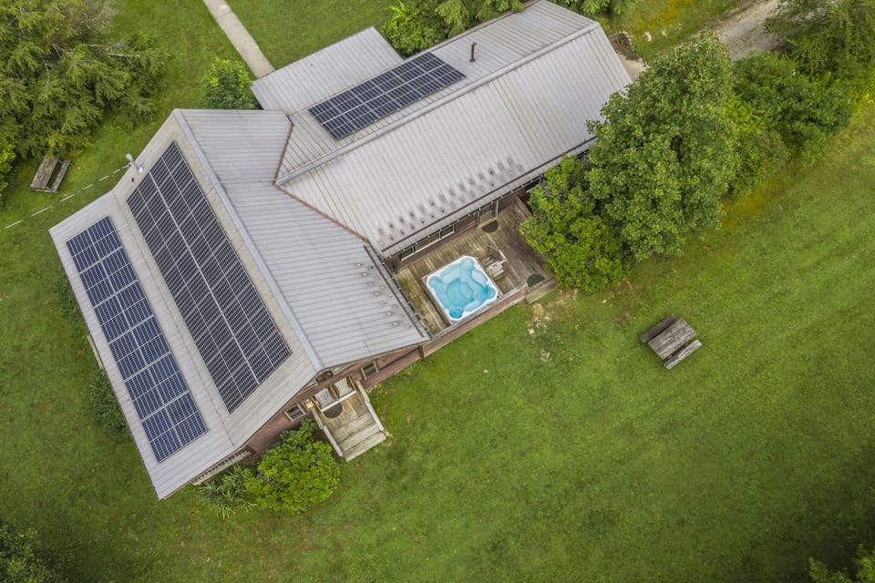 The Meadows Cabin 
Hot tub has been relocated to the gazebo