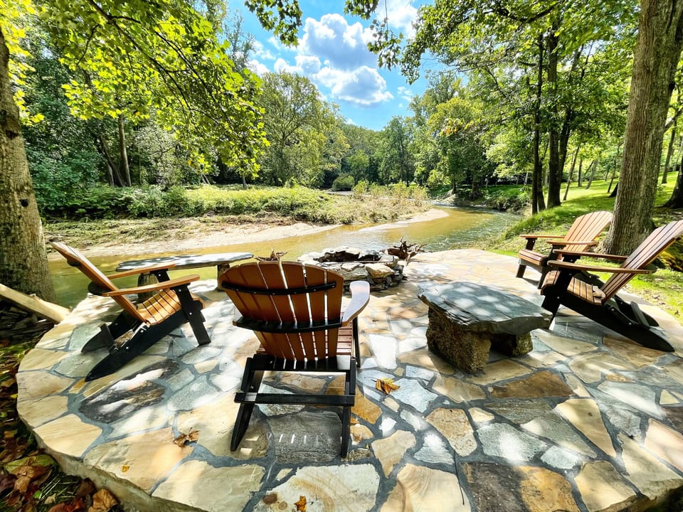 The fire pit 
