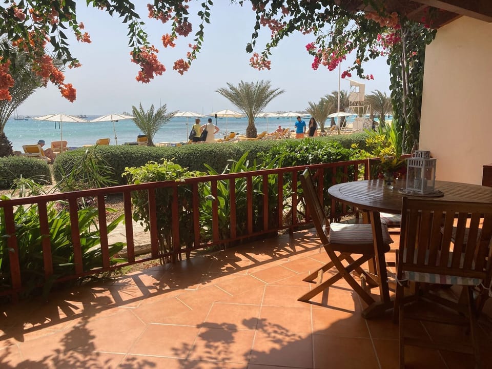 Lovely beach view from patio