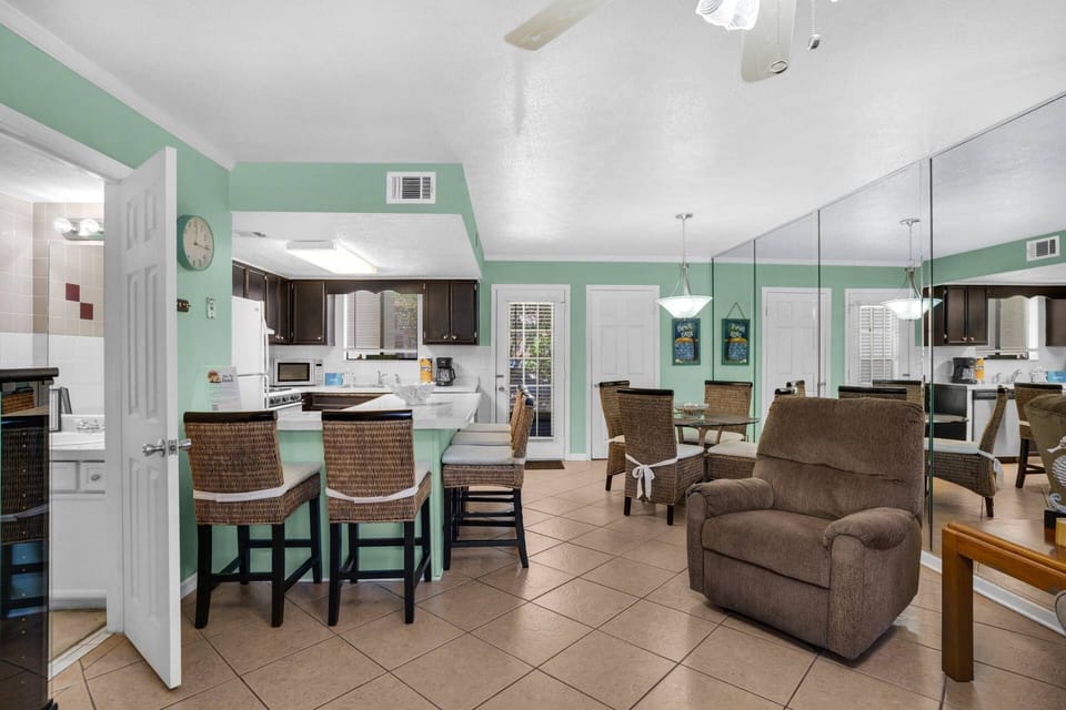 Great open space is functional for gatherings.