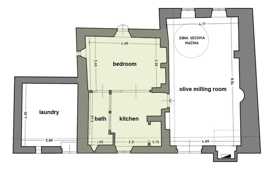 Valentina apartment floor plan.
