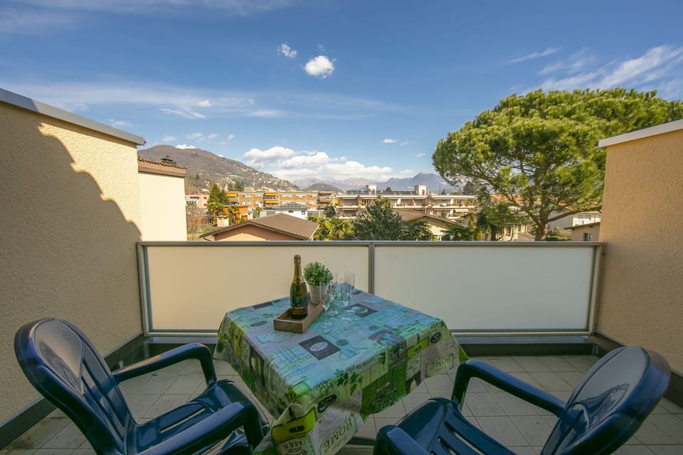 Terrace with table and chairs