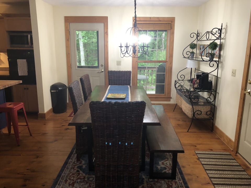 Farmhouse table for everyone to gather.