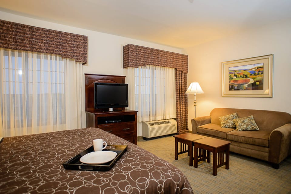 Drift to sleep in a comfortable bed after a wonderful day outside.