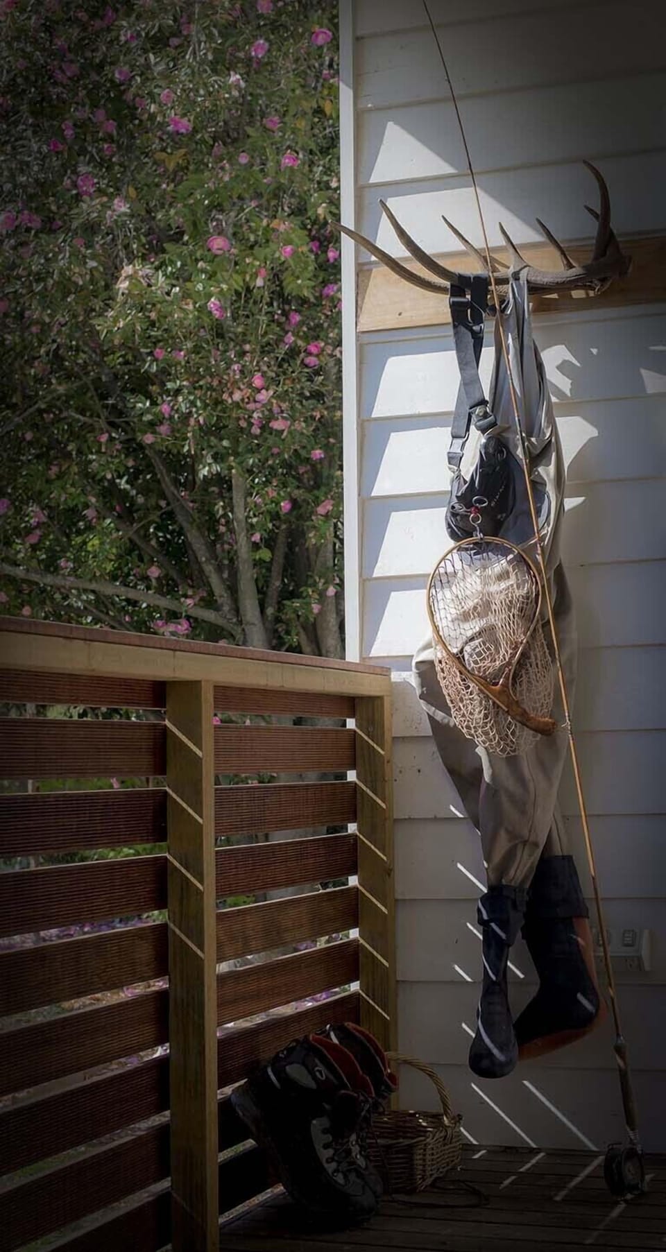 Hang your waders to dry after a successful day on the North East rivers