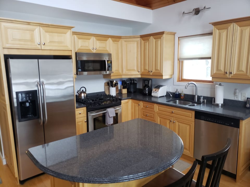 kitchen with gas range