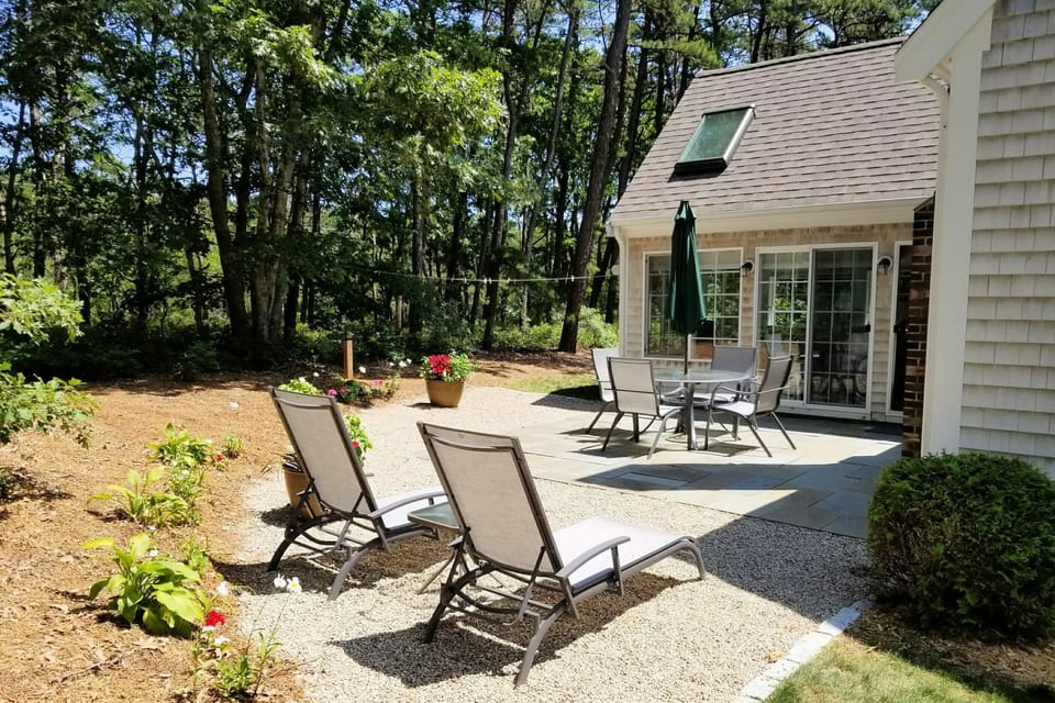 Lovely patio off sun room