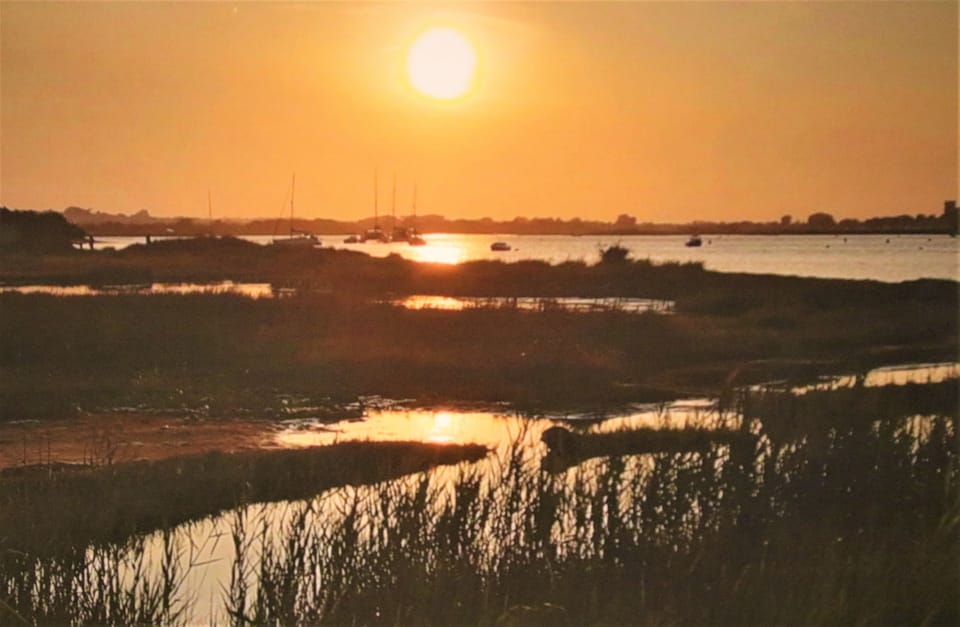 Christchurch Harbour at sunset
