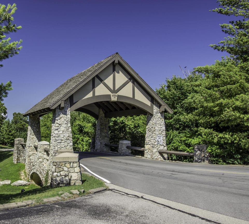 StoneBridge Resort entrance.