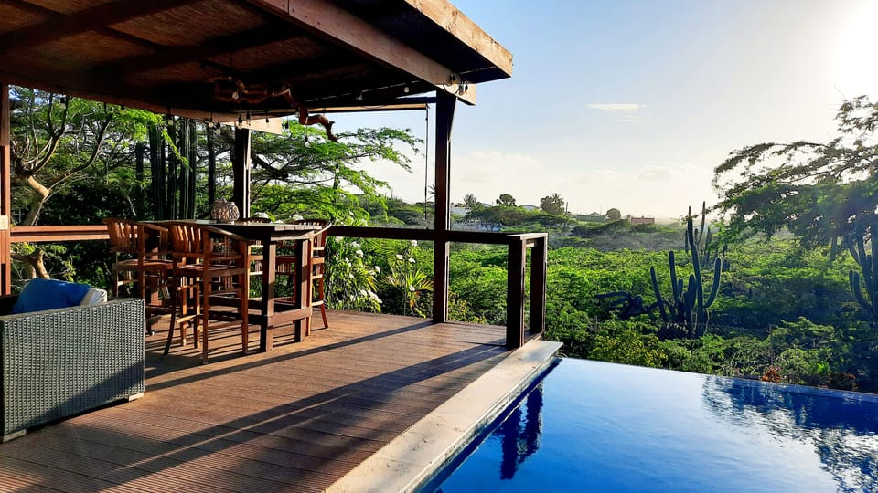 Pool deck with magnificent view
