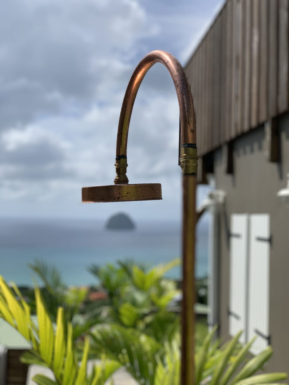 Back from the beach? Enjoy an outdoor shower! 