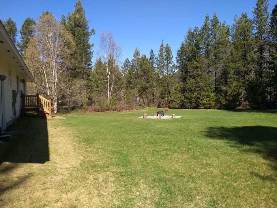 large private yard for relaxing after your day of exploring.