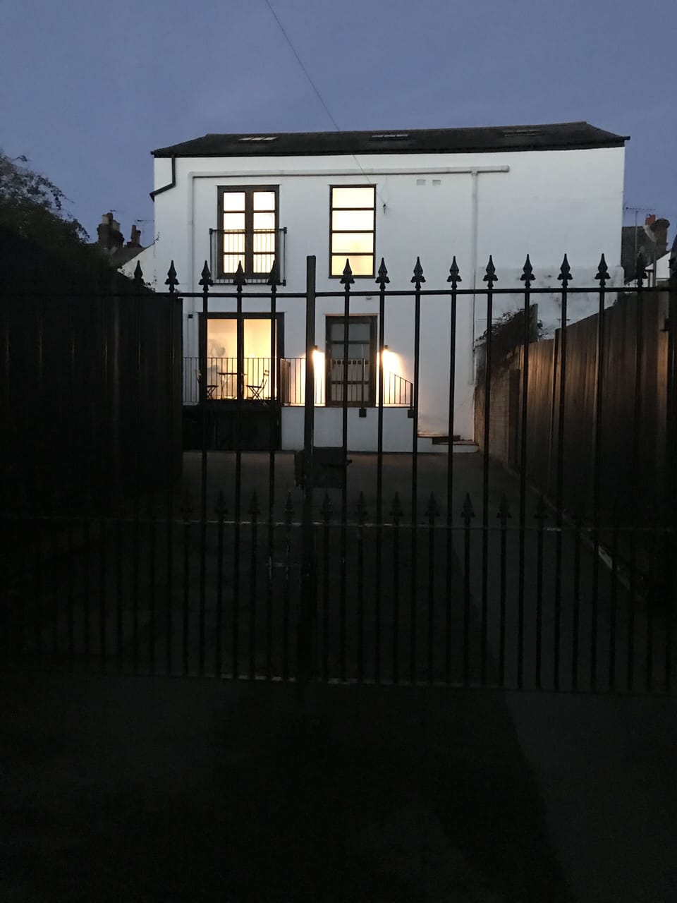 Gated development off street parking 