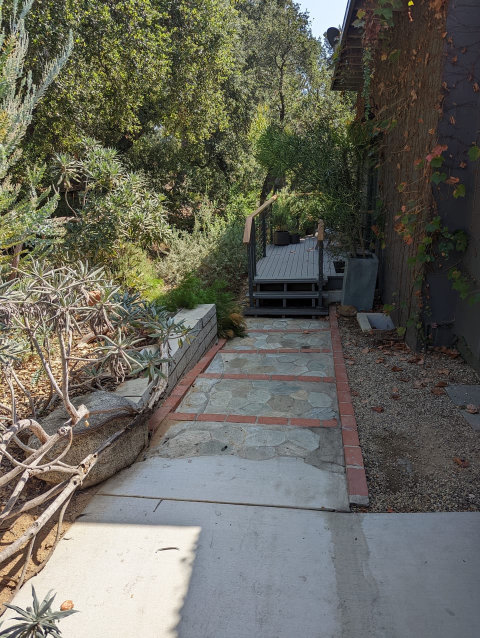 Entrance. 20 feet from the guest car  parking 