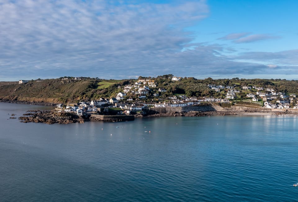 The village of Coverack from the waters