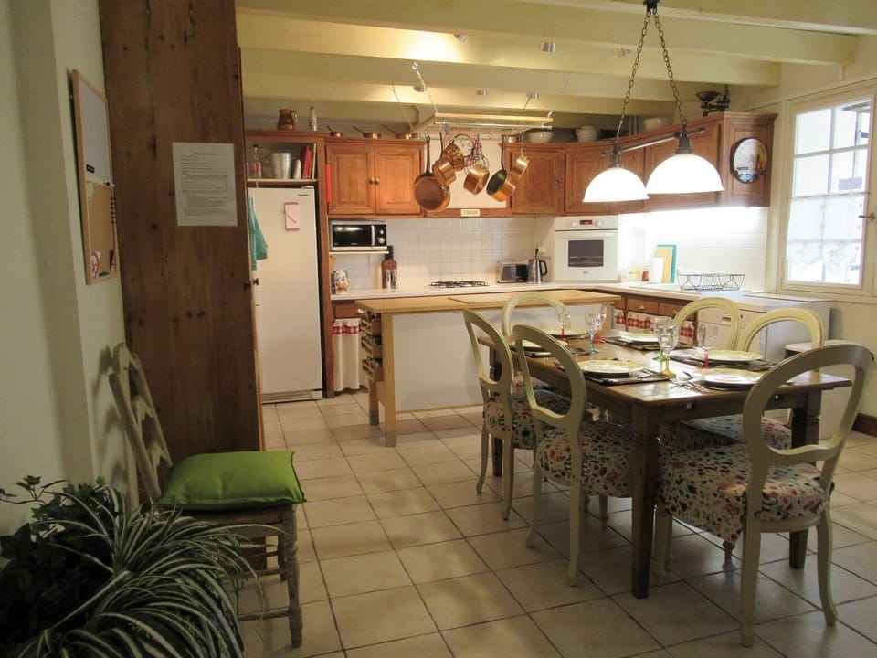 You will find everything you need for the duration of your stay, in this kitchen