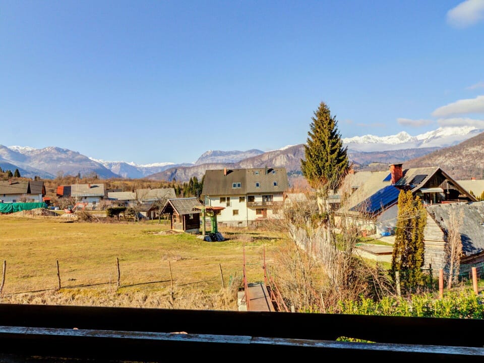 Sky, Mountainous Landforms, Mountain, Hill, Mountain Range, House, Highland, Landscape, Rural Area, Winter